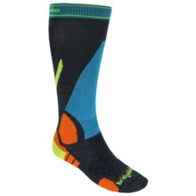48%OFF メンズSnowsportソックス BridgedaleメリノフュージョンVertigeソックス - （男性用）メリノウール、ミッドカーフ Bridgedale Merino Fusion Vertige Socks - Merino Wool Mid-Calf (For Men)画像